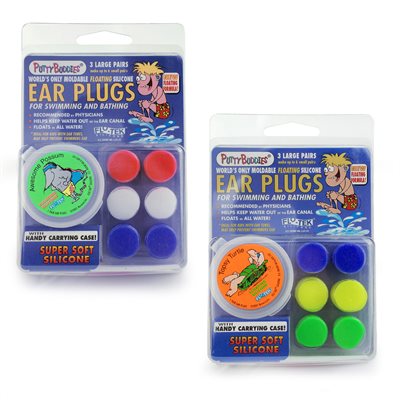 Putty Buddies Earplugs - Floatable (3 pairs)